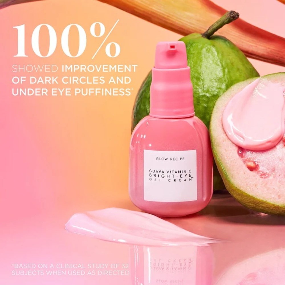 Glow Recipe Guava Vitamin C Bright-Eye Gel Cream NIB